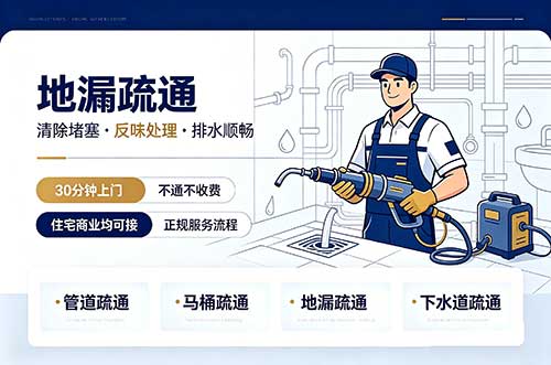 荆门地漏疏通
